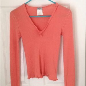 Chanel cashmere long sleeve top